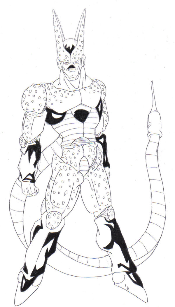 600x1048 Semi Perfect Cell Black White By Boogieman87