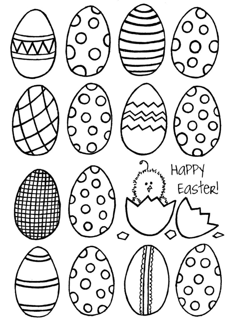 726x1024 Easter Egg Drawings