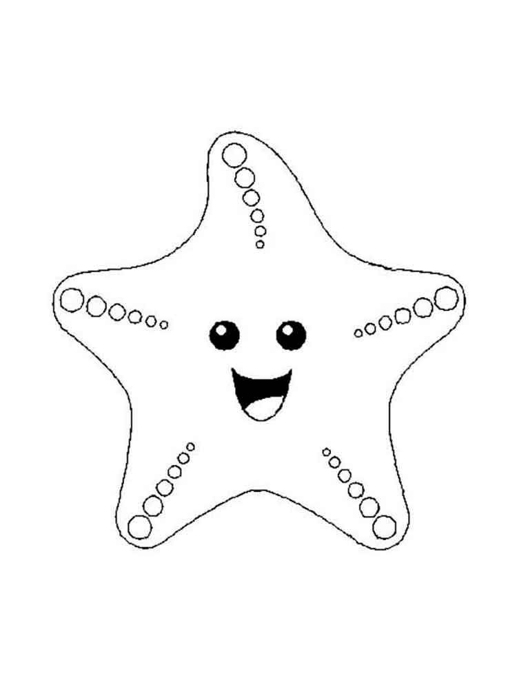 750x1000 Perfect Starfish Coloring Page 67 With Additional Kids Coloring