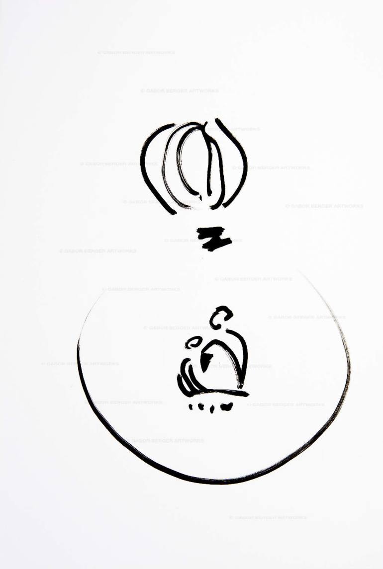 770x1145 Saatchi Art Lanvin Arpege Perfume Bottle By Gabor Berger Drawing