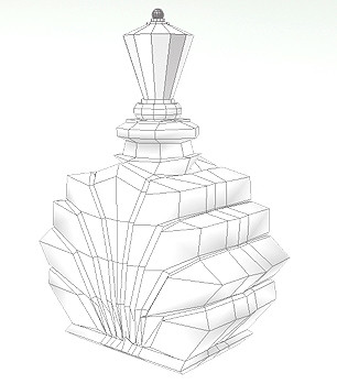 306x349 Technical Drawing Btec Graphics Y1 Perfume Bottle