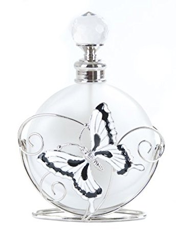 344x450 Black Butterfly Amp Crystal Flower Perfume Bottle New Amazon.co.uk