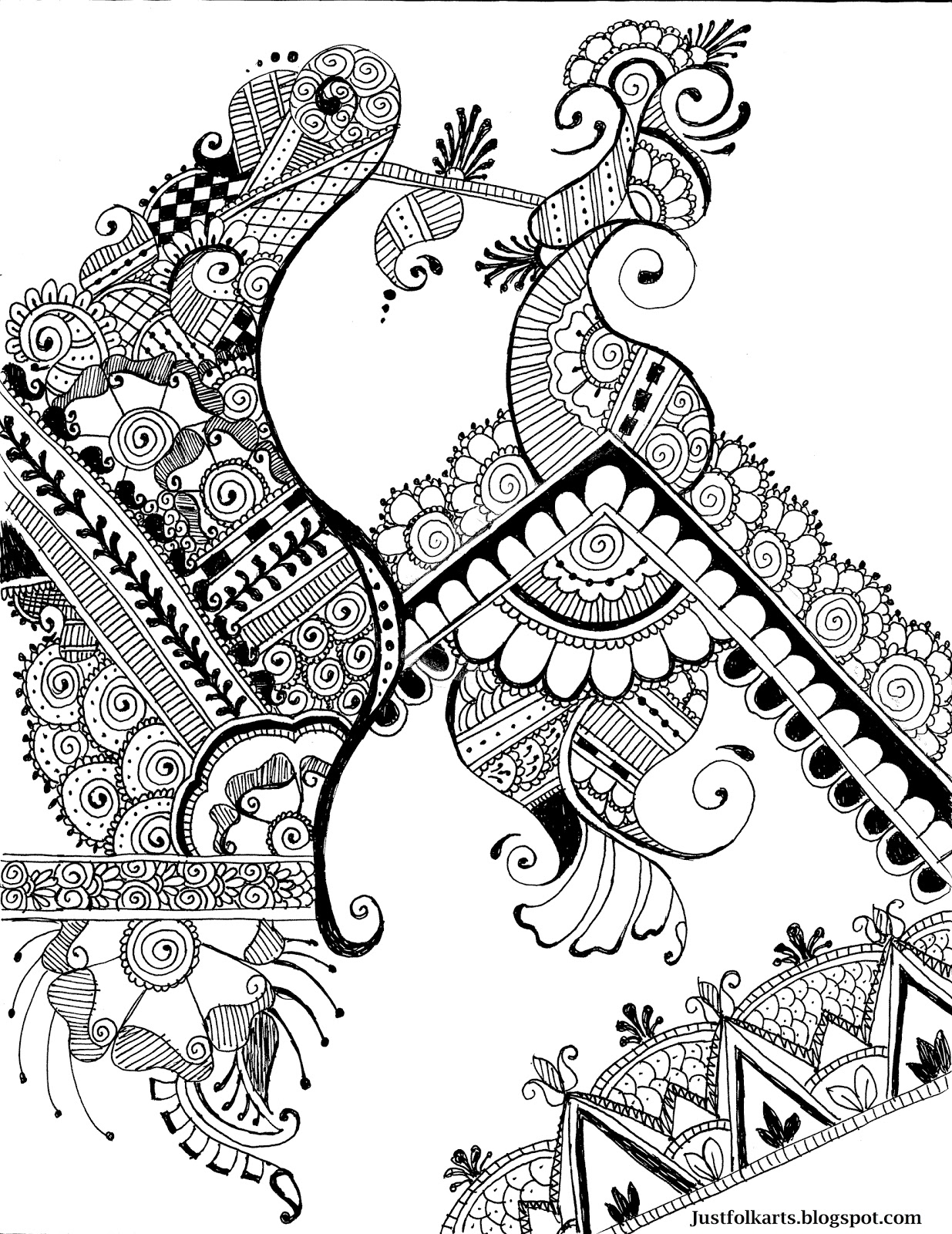 1235x1600 Just Folk Art A Word About Henna Tattoos