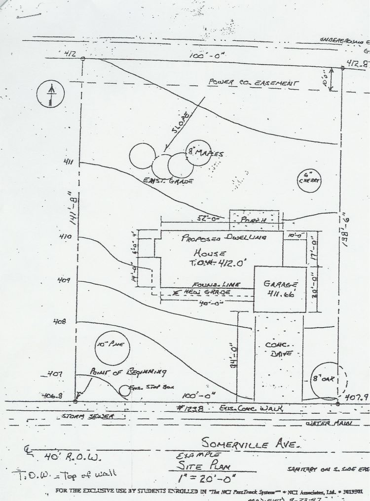 750x1017 Contour Survey Report For Residential Block