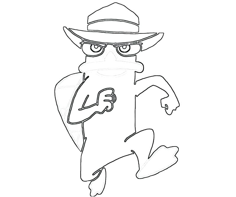 800x667 Perry The Platypus Coloring Pages Sheets On Lucky Leprechaun Run