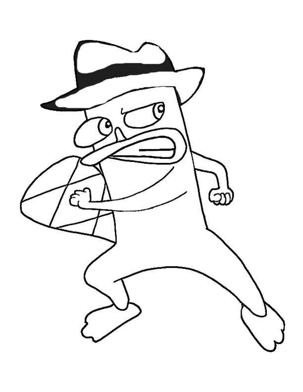 612x792 Perry The Platypus Agent P By Writer Colorer