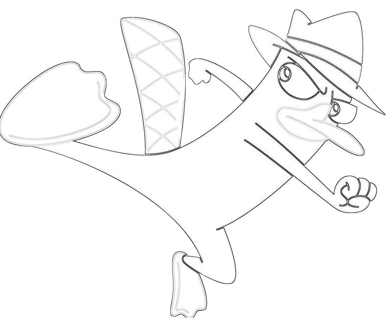 800x667 Perry The Platypus Coloring Games Kick Pages
