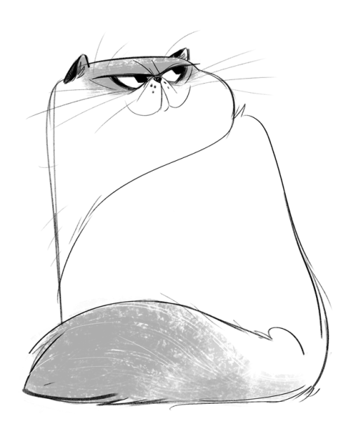 500x625 Daily Cat Drawings