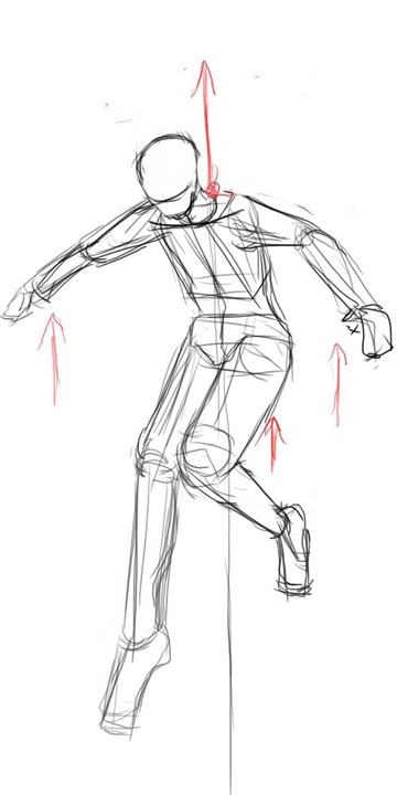 360x720 Floating Person Reference [  Refrences +] Drawings