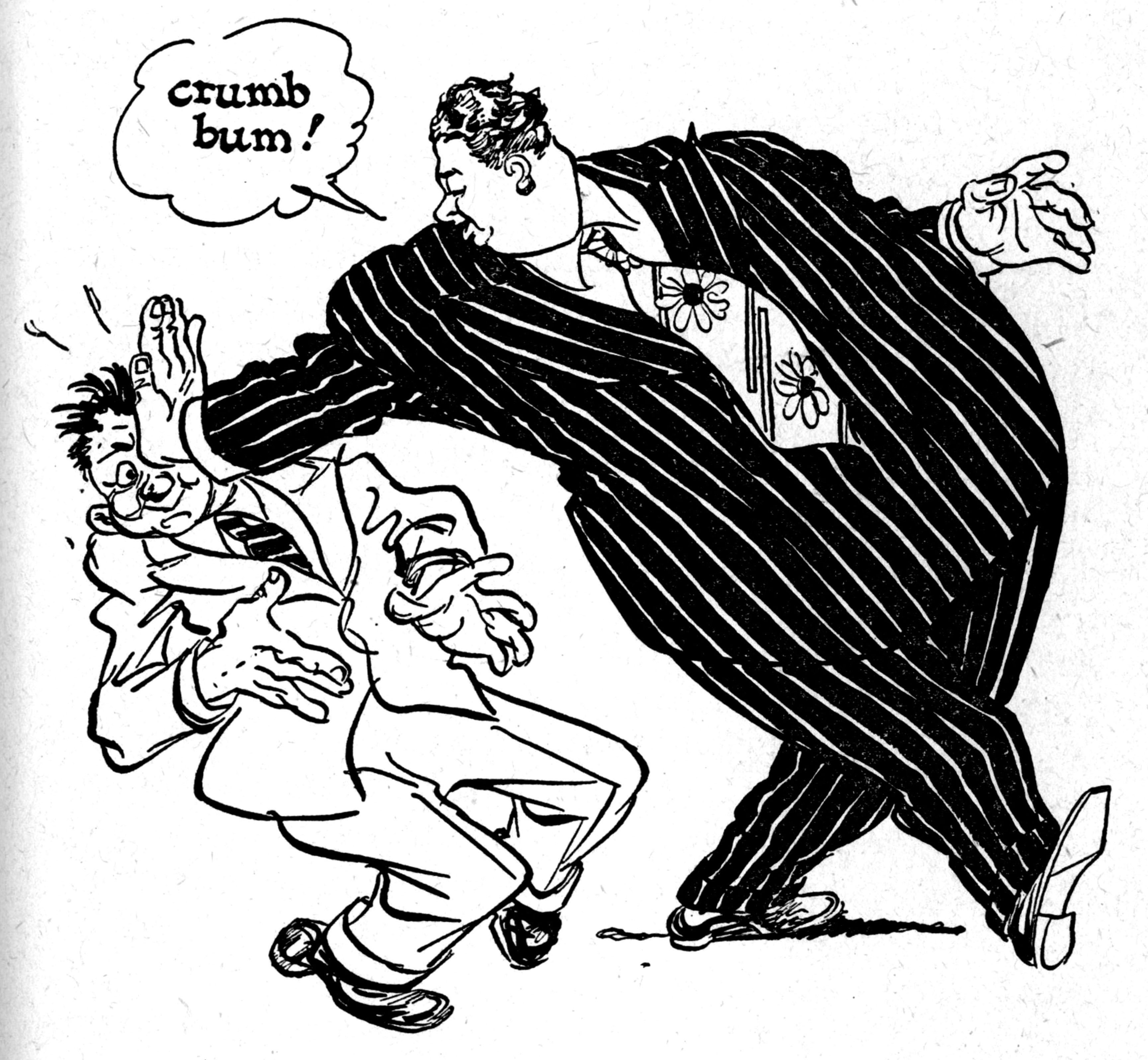 3458x3192 Drawn Caricature Guy