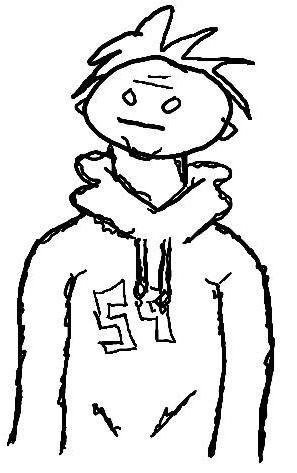 297x473 How To Draw An Awesome Cartoon Hoodie 5 Steps