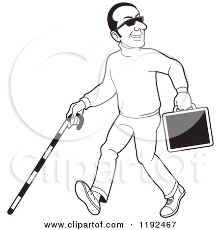 450x470 Blind Man Clipart