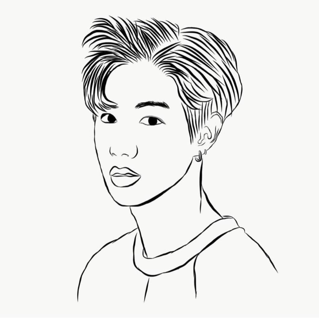 1024x1024 Got7 Outline Drawings Kpop Fanart Amino