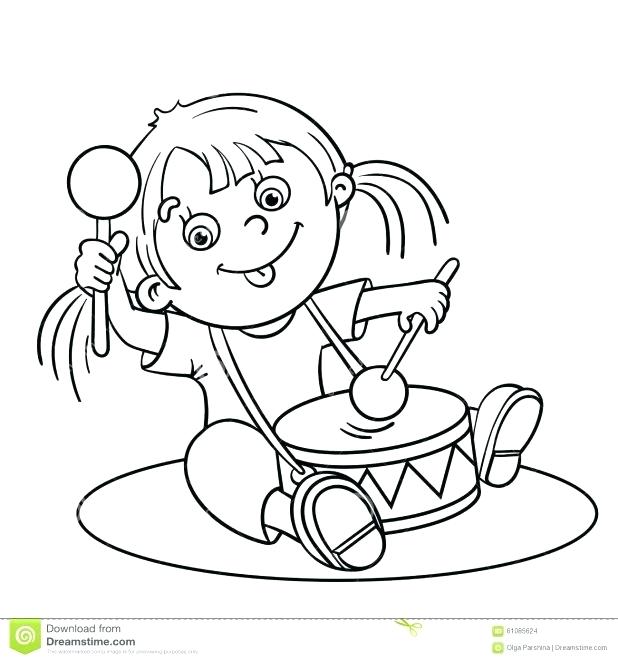 618x661 Person Outline Coloring Page Pin Drawn Templates Drawing For Kids