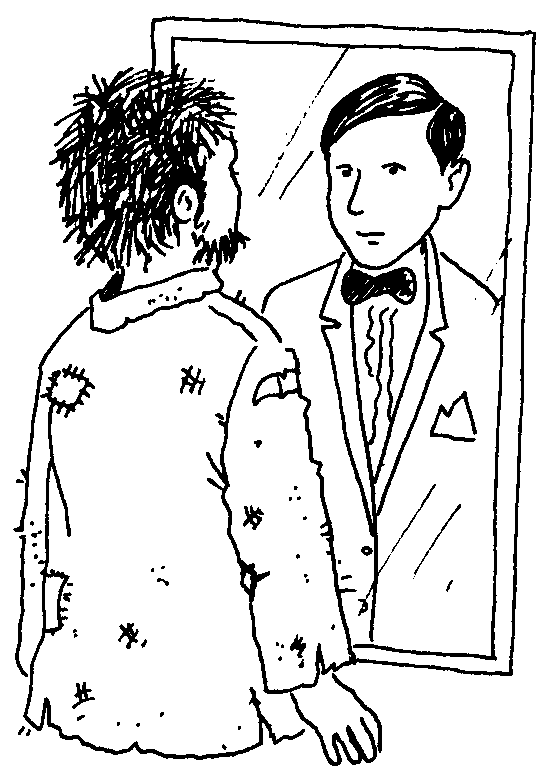 546x774 Looking In Mirror Drawing