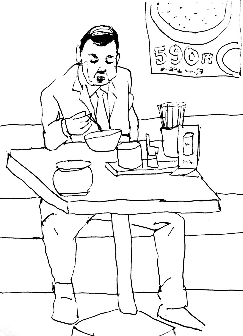 Person Eating Drawing at GetDrawings | Free download