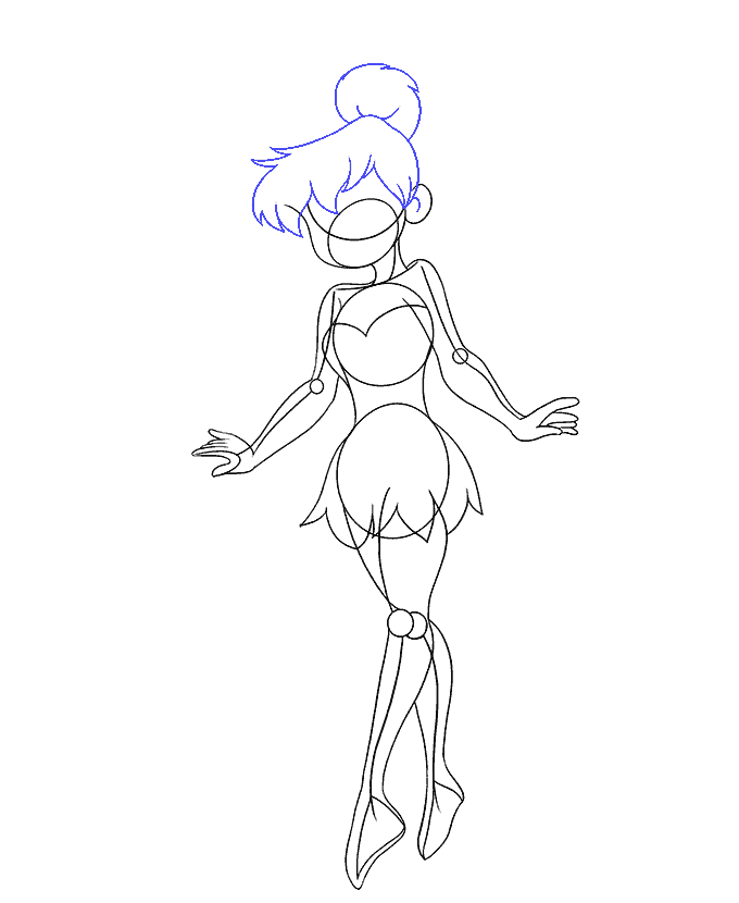680x830 How To Draw Tinkerbell Easy Drawing Guides