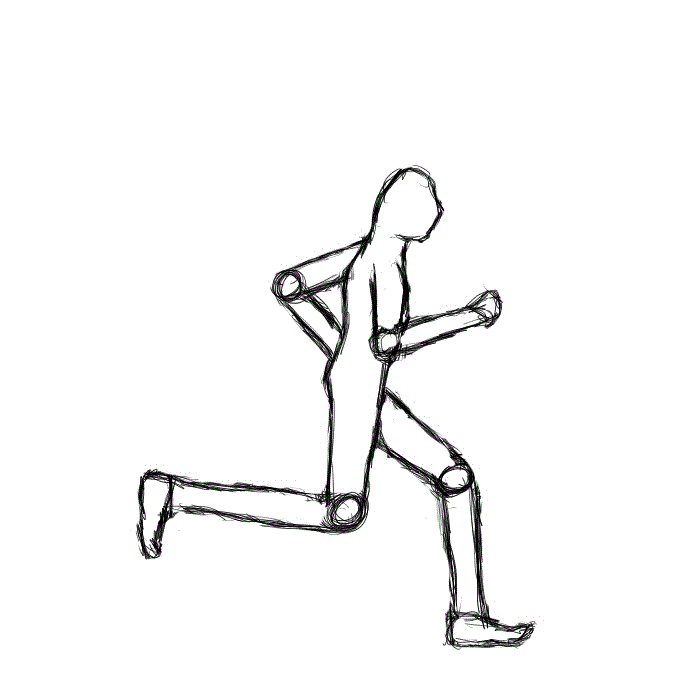 700x700 Running Person Animation