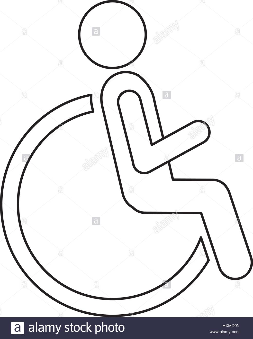 1040x1390 Figure Person Sitting In Wheelchair Icon Stock Vector Art