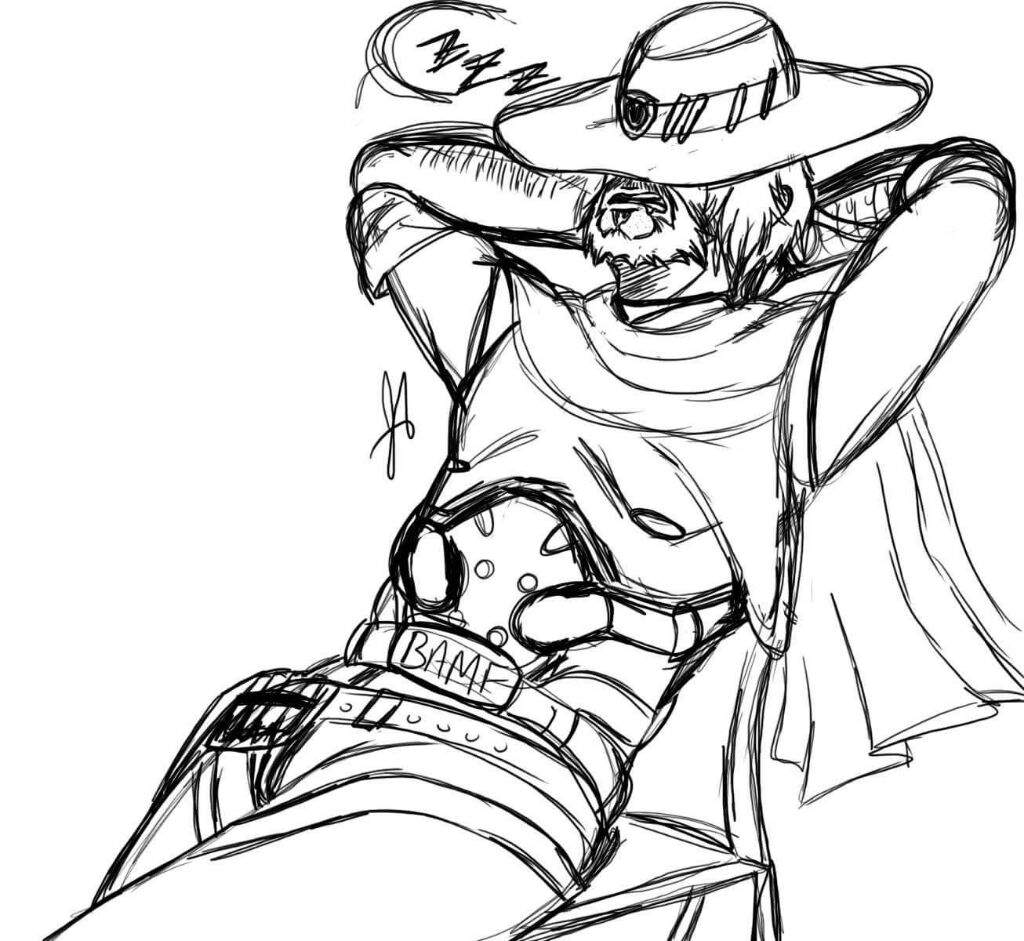 1024x941 Sleeping Cowboy Overwatch Amino