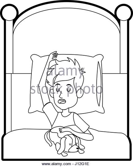 432x540 Boy Sleeping Stock Vector Images