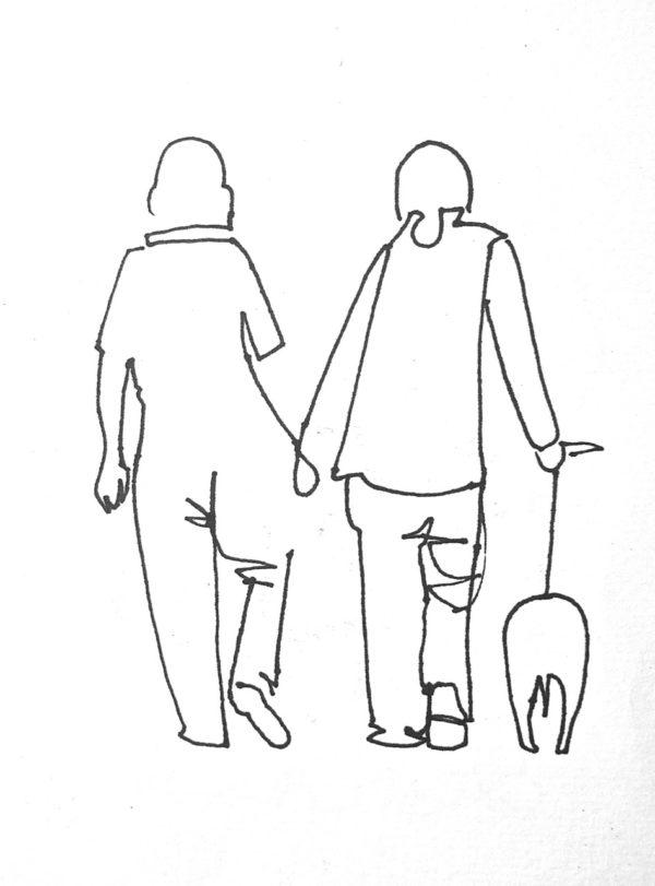 600x811 Walking The Dog