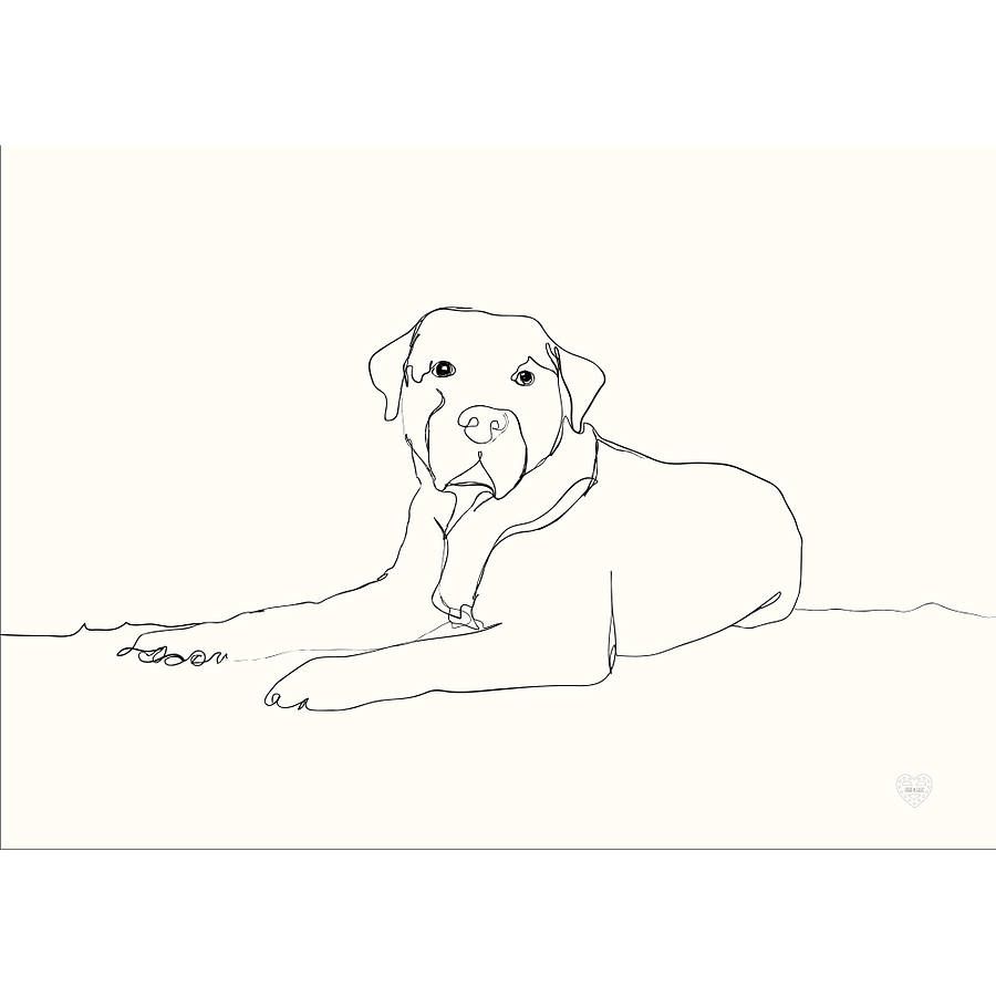 900x900 Line Drawing