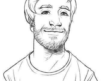 340x270 Custom Portrait Pencil Etsy