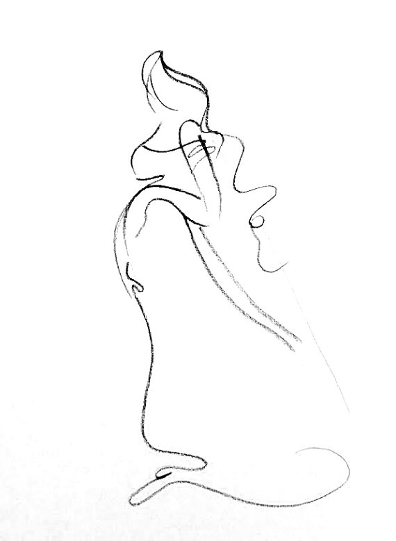 570x779 Original Charcoal Sketch