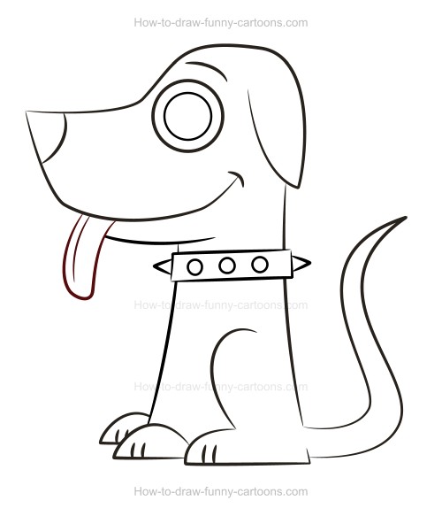 500x583 How To Draw A Cartoon Pet