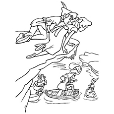 230x230 Peter Pan Coloring Pages