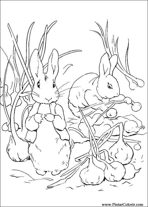 567x794 Drawings To Paint Amp Colour Peter Rabbit