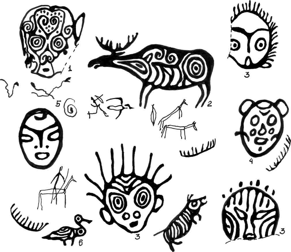 Petroglyph Drawing at GetDrawings | Free download