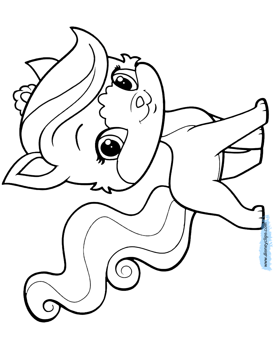 959x1225 Palace Pets Coloring Pages Disney Coloring Book