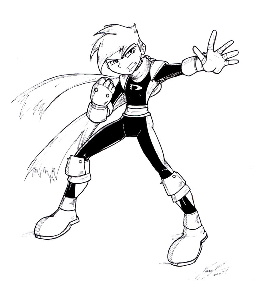850x940 Danny Phantom Sketch 2007 By Neweraoutlaw