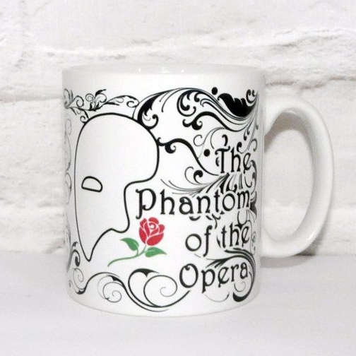 504x504 Of The Opera Mug, Mask And Rose Design