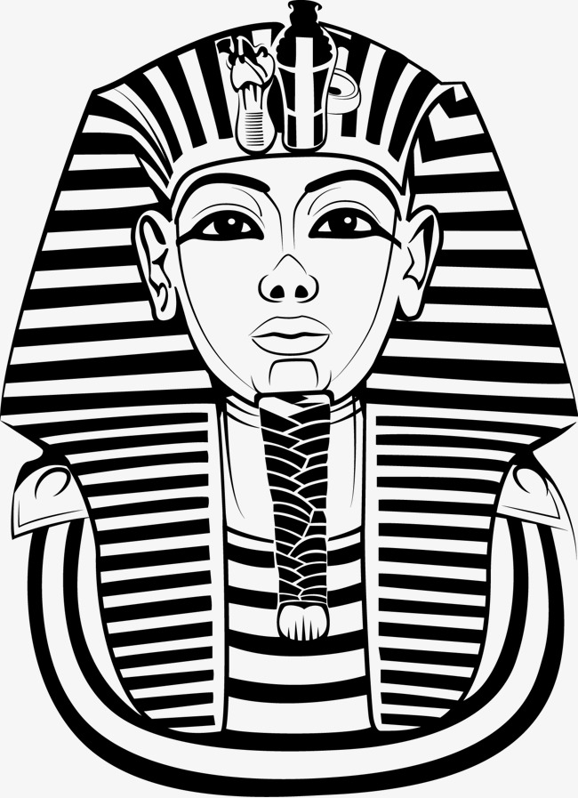 650x897 Egyptian Man Face Vector Image, Pharaoh, Vector, Egypt Png