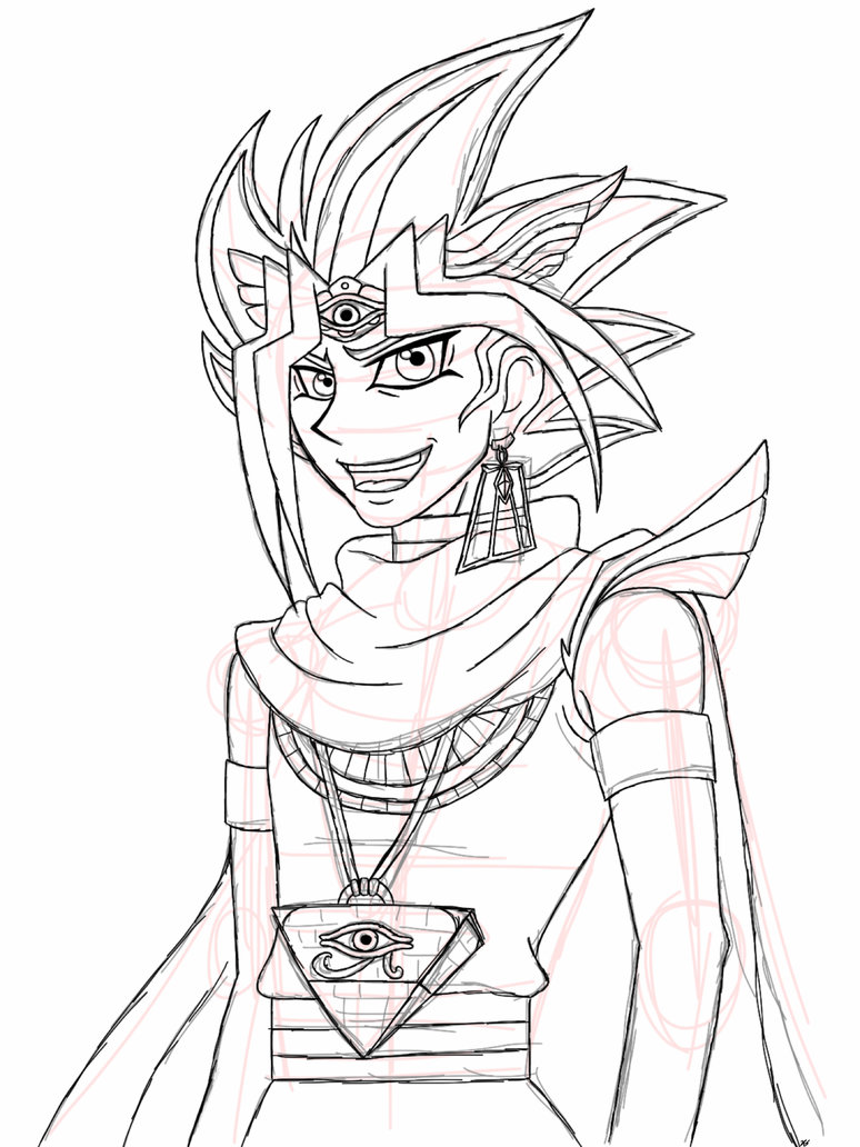774x1032 Pharaoh Sketch By Skykly