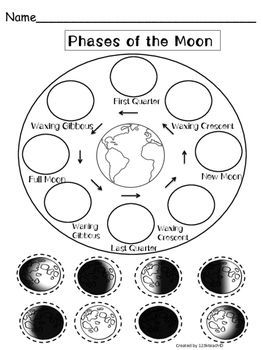 263x350 Phases Of The Moon Cut And Paste Amp Phases Of The Moon Calendar