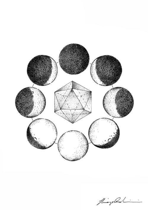 500x709 Phases Of Moon Tattoo Tumblr