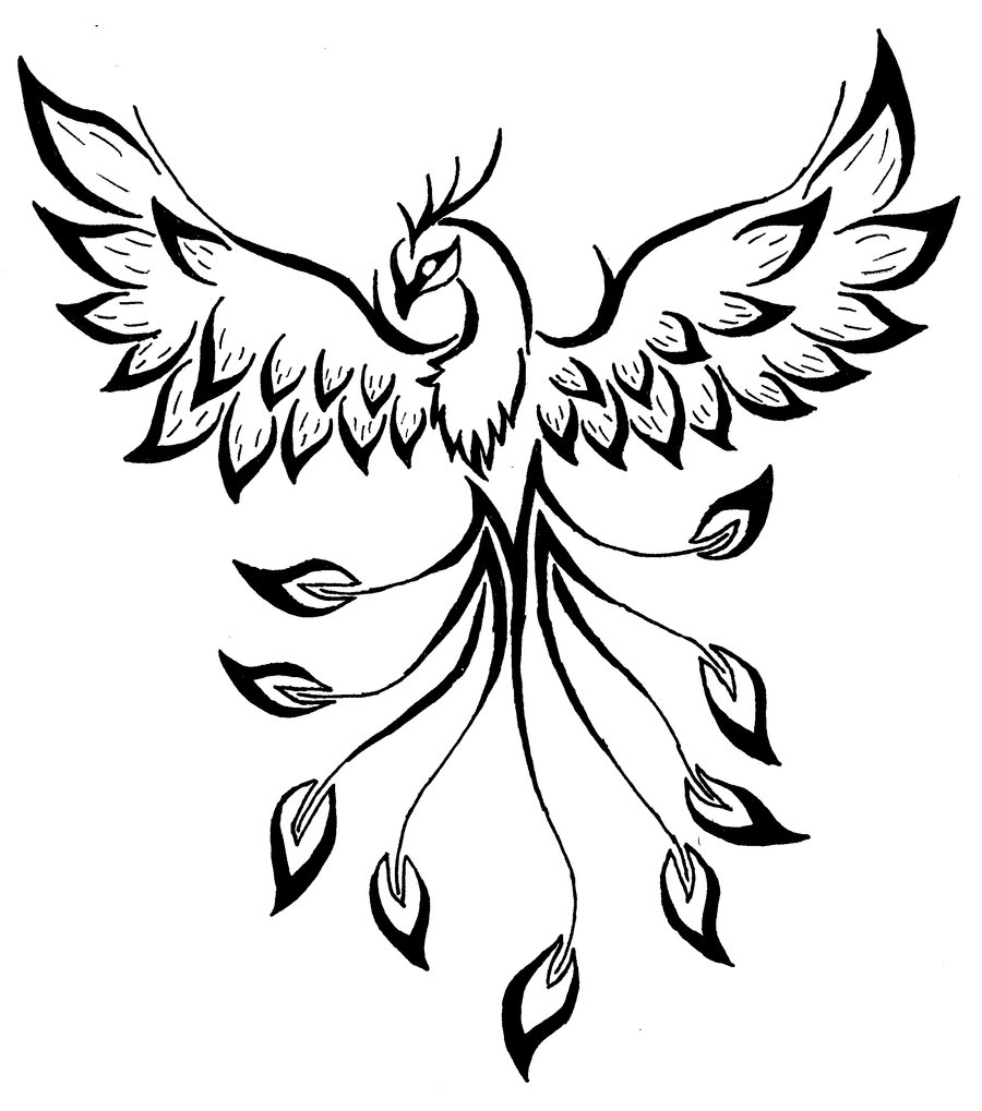 900x1019 Polynesian Ram And Phoenix Tattoo Design By Thehoundofulster