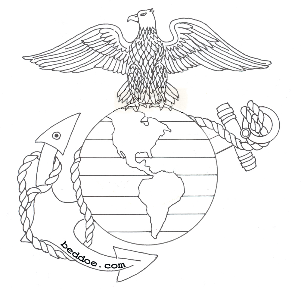 1000x973 Usmc Eagle Globe And Anchor Clip Art