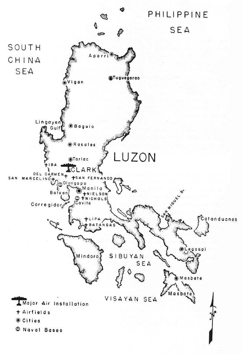 800x1169 Major Airfields In The Philippine Islands Prior To The Beginning