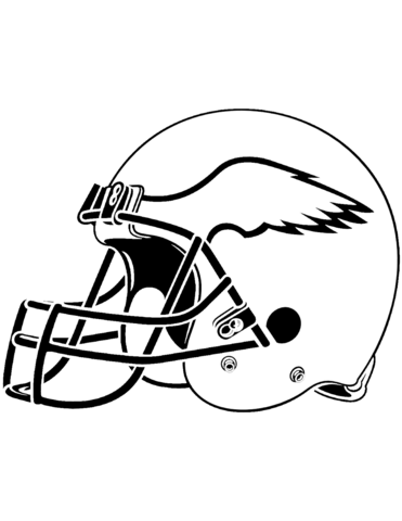371x480 Philadelphia Eagles Helmet Coloring Page Free Printable Coloring