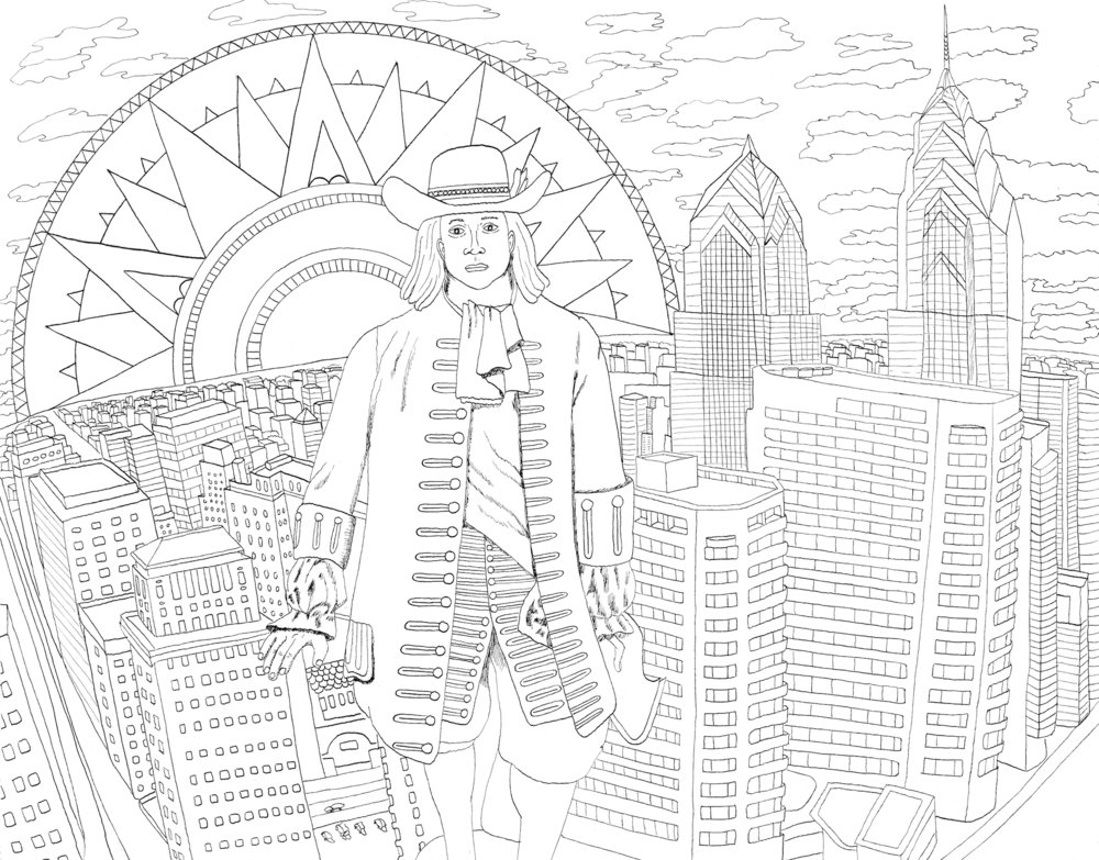 1000x783 Wonderphl World Coloring Book Philadelphia Independents