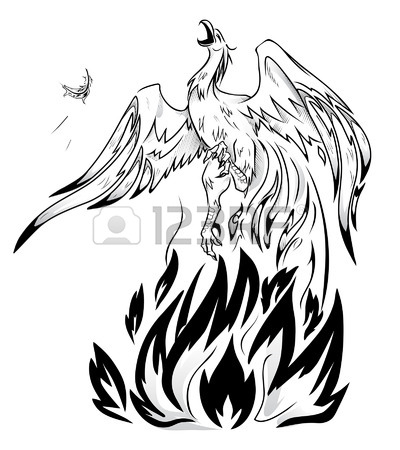 400x450 248 Mythical Phoenix Bird Stock Illustrations, Cliparts