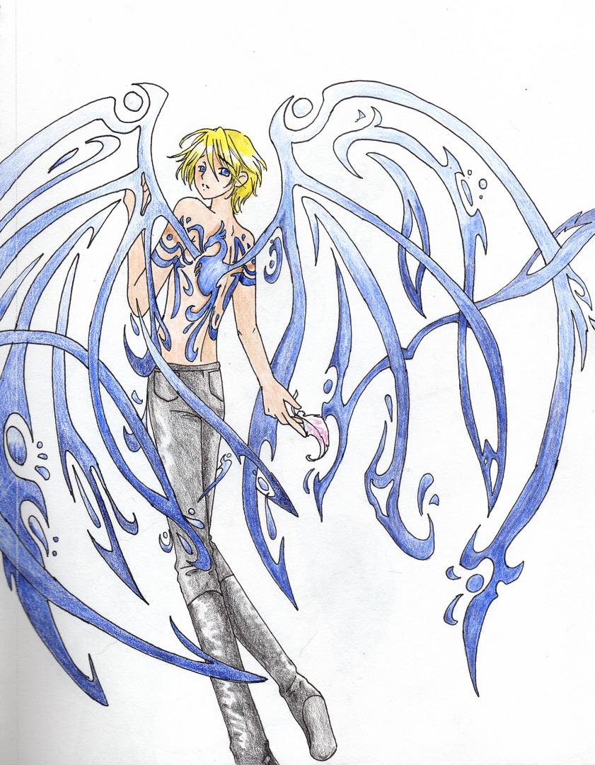 841x1081 Phoenix Wings By Kuro Rakuen