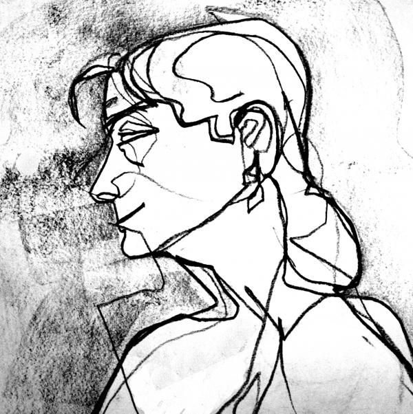 600x602 9 Best Contour Drawing Images On Outline Drawings