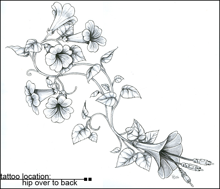 704x604 Tattoo Design Phonograph By Sha Arts