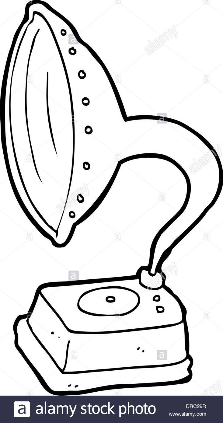 733x1390 Cartoon Phonograph Stock Vector Art Amp Illustration, Vector Image